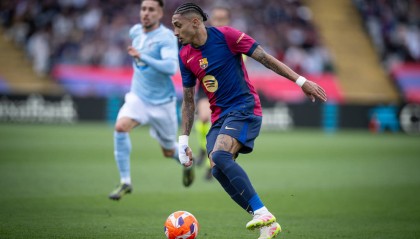 西甲-拉菲尼亚双响+补时绝杀 巴萨连扳3球4-3先赛7分领跑