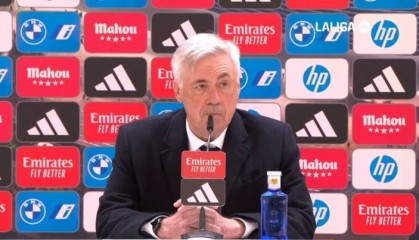 安切洛蒂：贝林只是撞伤不严重 若能延续首回合表现晋级希望很大