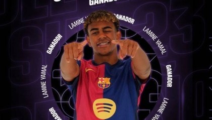 违约金10亿欧&amp;身价1.8亿！官方：17岁亚马尔当选西甲赛季最佳U23