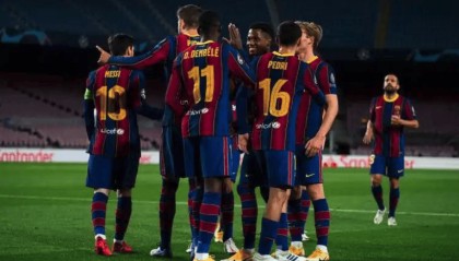 OD资讯：欧冠周最佳阵容公布：巴萨与巴黎成最大赢家